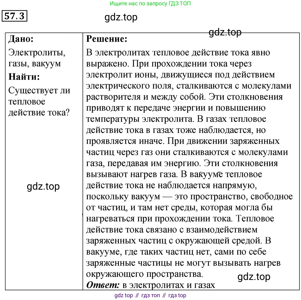ГДЗ Физика, 7-9 класс Сборник задач, авторы: Лукашик Владимир Иванович, Иванова Елена Владимировна, издательство Просвещение, Москва, 2021, голубого цвета, страница 204, номер 57.3, Решение 4