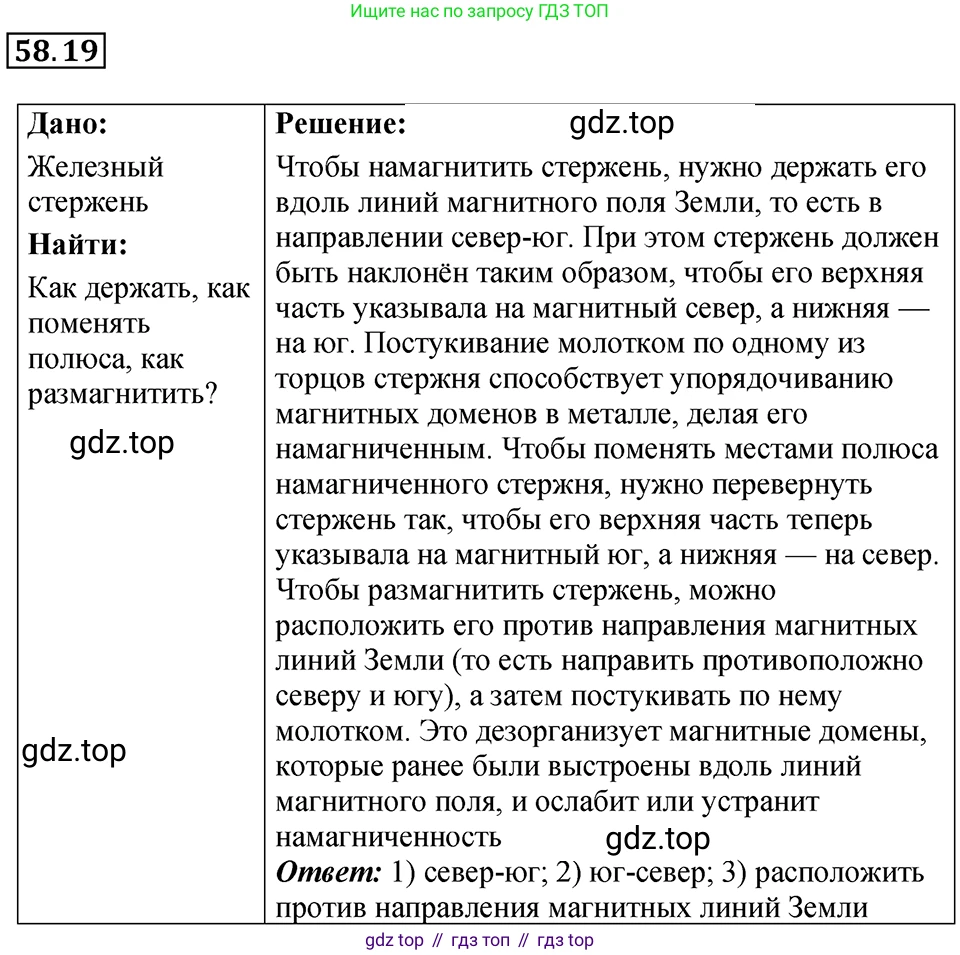 ГДЗ Физика, 7-9 класс Сборник задач, авторы: Лукашик Владимир Иванович, Иванова Елена Владимировна, издательство Просвещение, Москва, 2021, голубого цвета, страница 209, номер 58.19, Решение 4