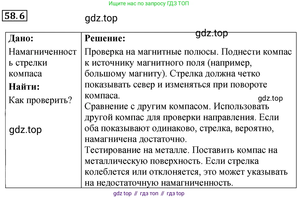 ГДЗ Физика, 7-9 класс Сборник задач, авторы: Лукашик Владимир Иванович, Иванова Елена Владимировна, издательство Просвещение, Москва, 2021, голубого цвета, страница 207, номер 58.6, Решение 4