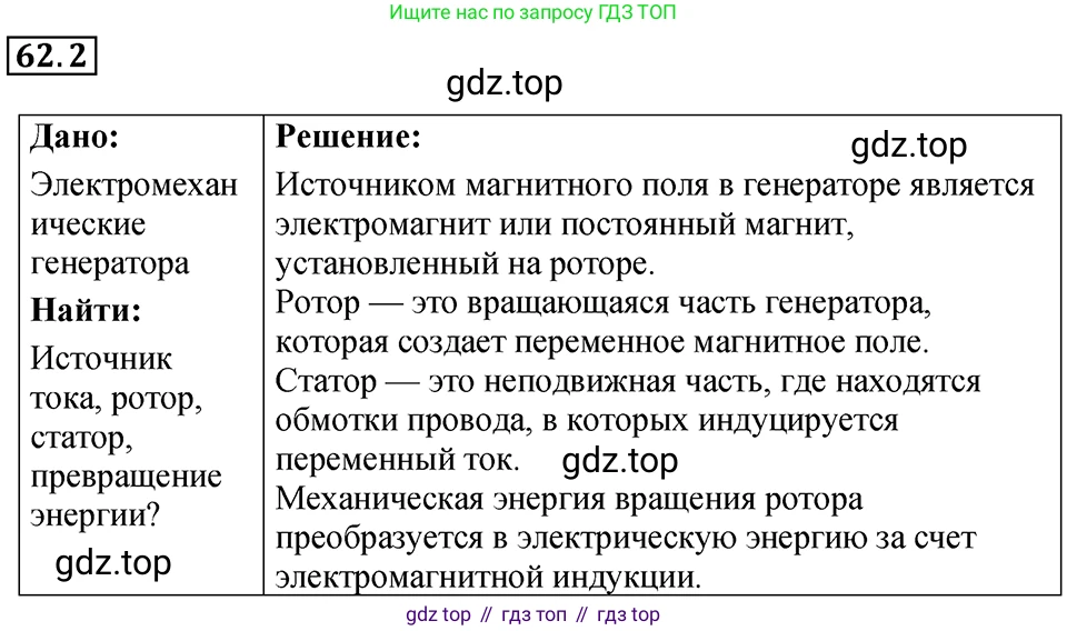 ГДЗ Физика, 7-9 класс Сборник задач, авторы: Лукашик Владимир Иванович, Иванова Елена Владимировна, издательство Просвещение, Москва, 2021, голубого цвета, страница 218, номер 62.2, Решение 4