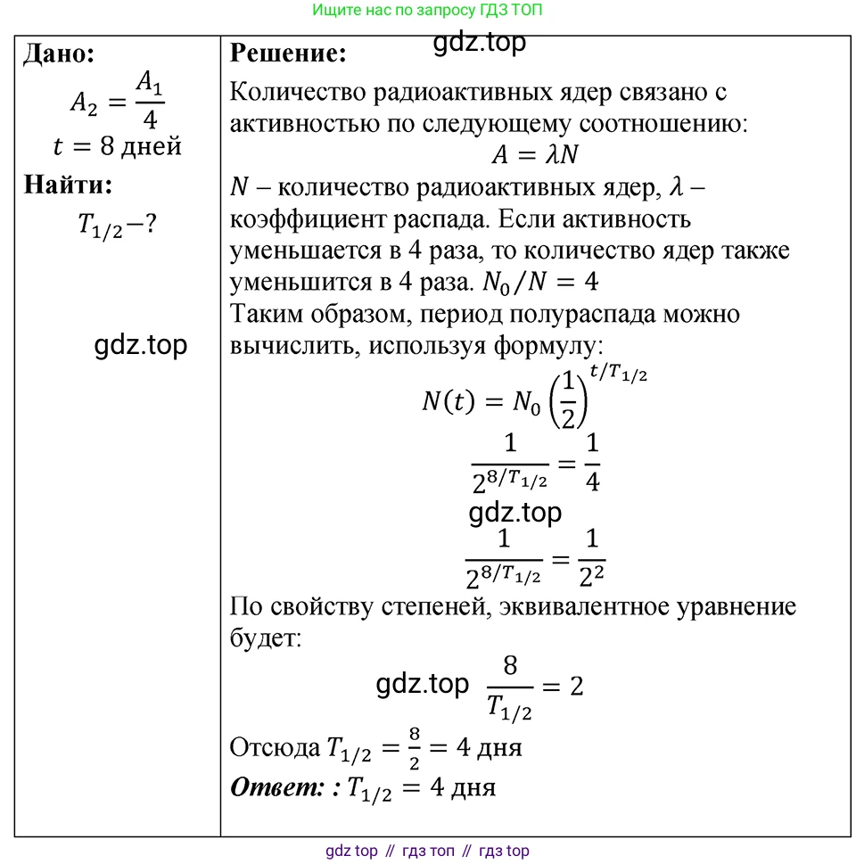 ГДЗ Физика, 7-9 класс Сборник задач, авторы: Лукашик Владимир Иванович, Иванова Елена Владимировна, издательство Просвещение, Москва, 2021, голубого цвета, страница 249, номер 73.5, Решение 4