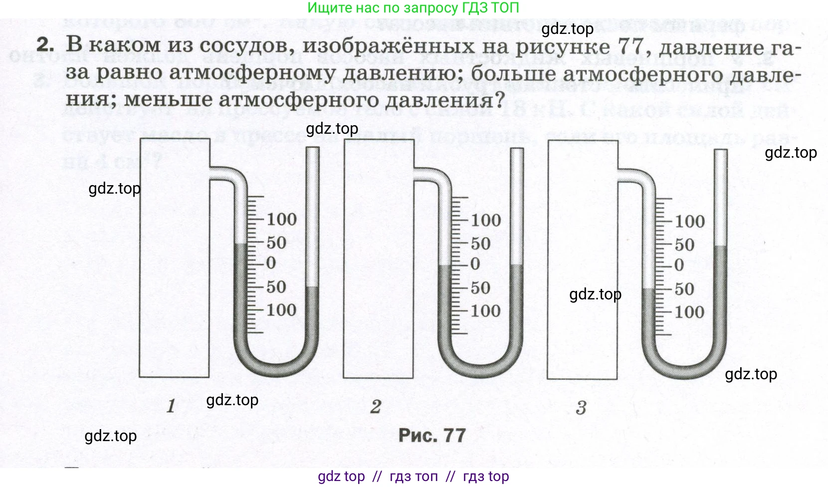 Физика, 7 класс Самостоятельные и контрольные работы, авторы: Марон Абрам Евсеевич, Марон Евгений Абрамович, издательство Просвещение, Москва, 2022, белого цвета, страница 51, номер 2, Условие