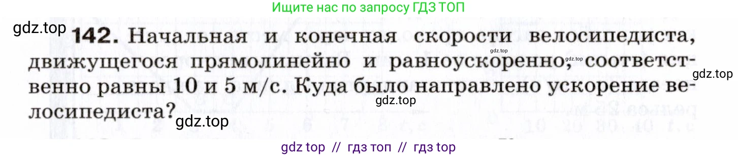 Физика, 7 класс Сборник вопросов и задач, авторы: Марон Абрам Евсеевич, Марон Евгений Абрамович, Позойский Семён Вениаминович, издательство Просвещение, Москва, 2022, белого цвета, страница 24, номер 142, Условие