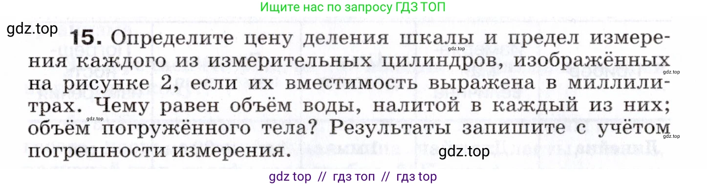 Физика, 7 класс Сборник вопросов и задач, авторы: Марон Абрам Евсеевич, Марон Евгений Абрамович, Позойский Семён Вениаминович, издательство Просвещение, Москва, 2022, белого цвета, страница 6, номер 15, Условие