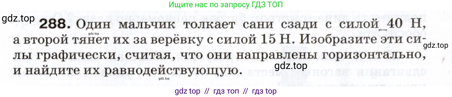Физика, 7 класс Сборник вопросов и задач, авторы: Марон Абрам Евсеевич, Марон Евгений Абрамович, Позойский Семён Вениаминович, издательство Просвещение, Москва, 2022, белого цвета, страница 41, номер 288, Условие