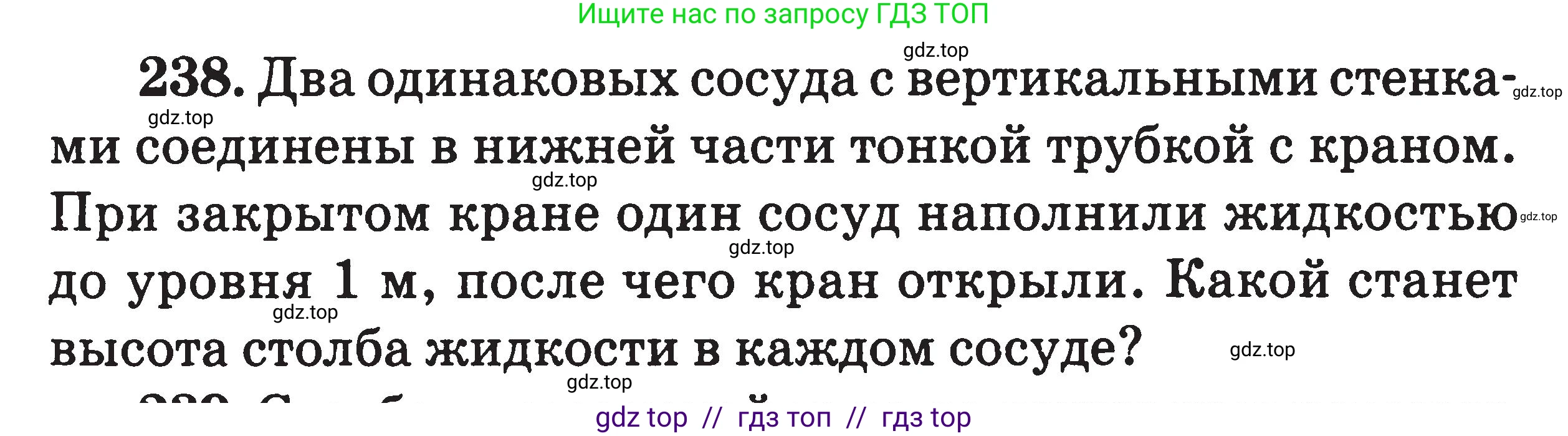 Физика, 7-9 класс Сборник задач, авторы: Московкина Елена Геннадьевна, Волков Владимир Анатольевич, издательство ВАКО, Москва, 2011, страница 29, номер 238, Условие