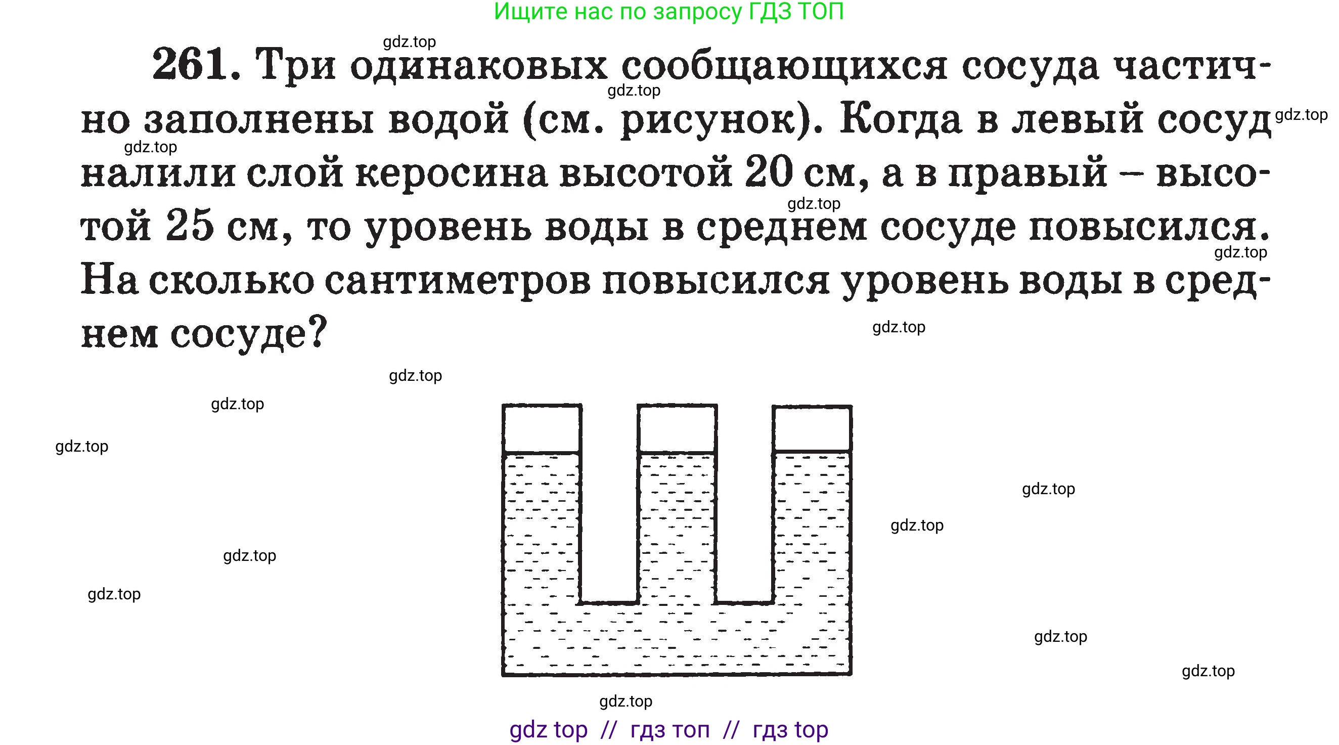 Физика, 7-9 класс Сборник задач, авторы: Московкина Елена Геннадьевна, Волков Владимир Анатольевич, издательство ВАКО, Москва, 2011, страница 33, номер 261, Условие