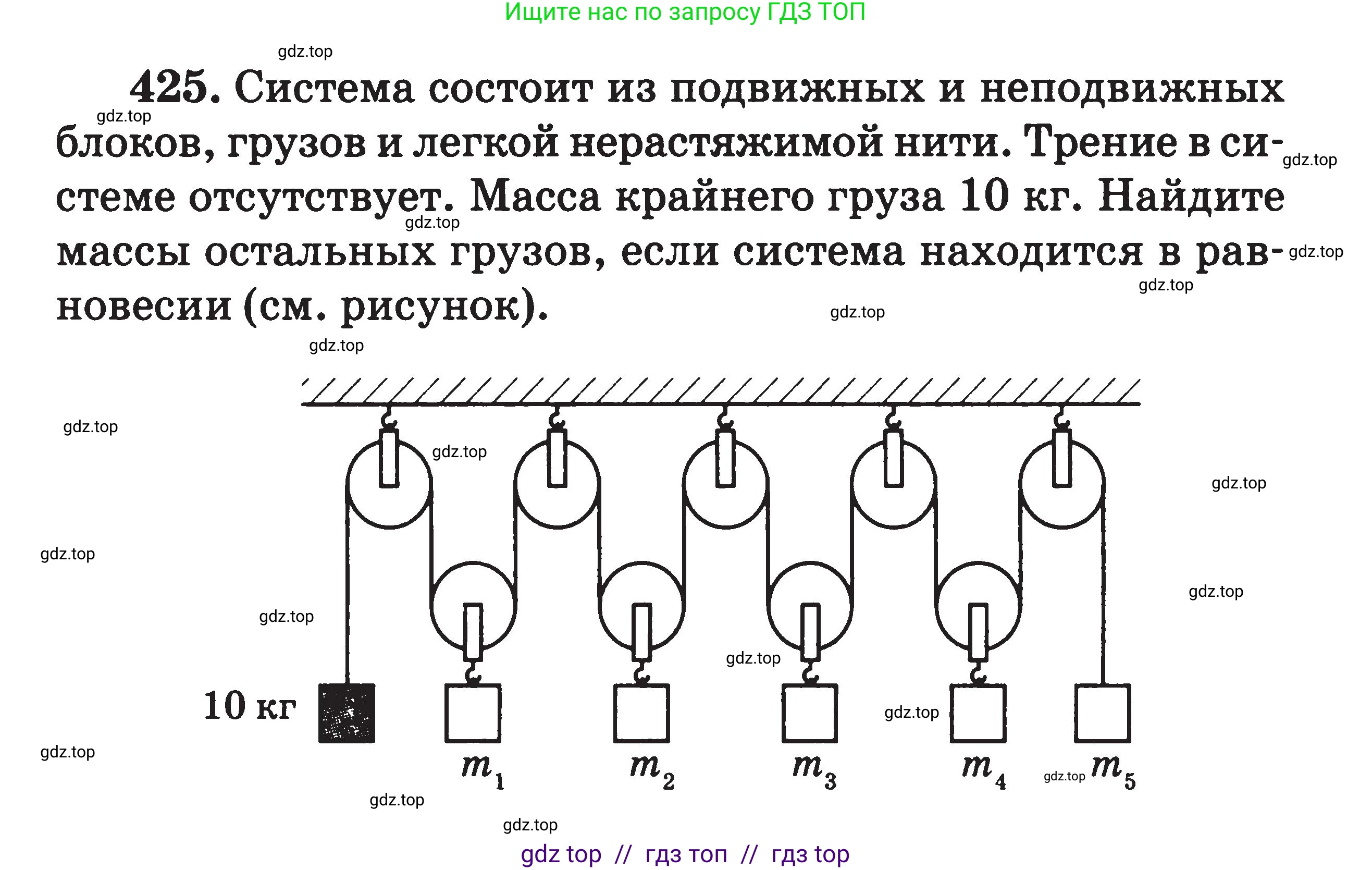 Физика, 7-9 класс Сборник задач, авторы: Московкина Елена Геннадьевна, Волков Владимир Анатольевич, издательство ВАКО, Москва, 2011, страница 52, номер 425, Условие