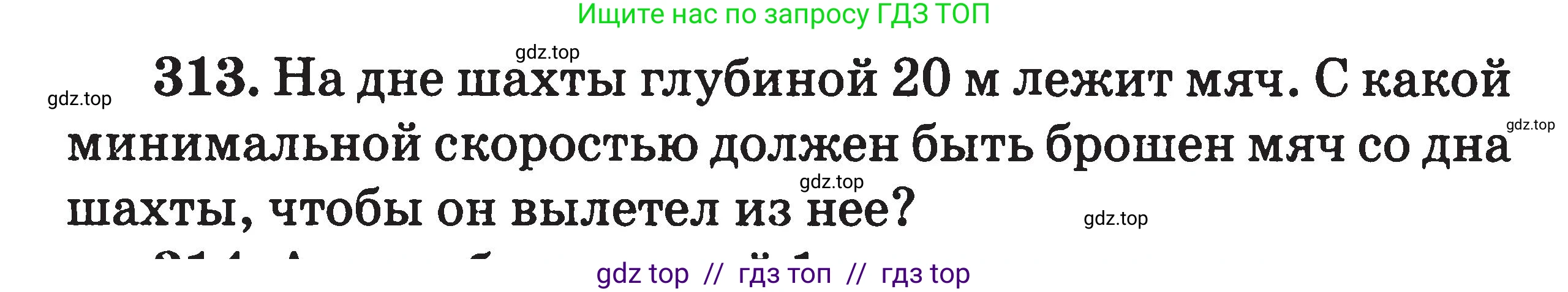 Физика, 7-9 класс Сборник задач, авторы: Московкина Елена Геннадьевна, Волков Владимир Анатольевич, издательство ВАКО, Москва, 2011, страница 148, номер 313, Условие