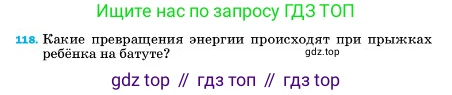 ГДЗ Физика, 7 класс Учебник, авторы: Пёрышкин И М, Иванов Александр Иванович, издательство Просвещение, Москва, 2023, белого цвета, страница 232, номер 118, Условие