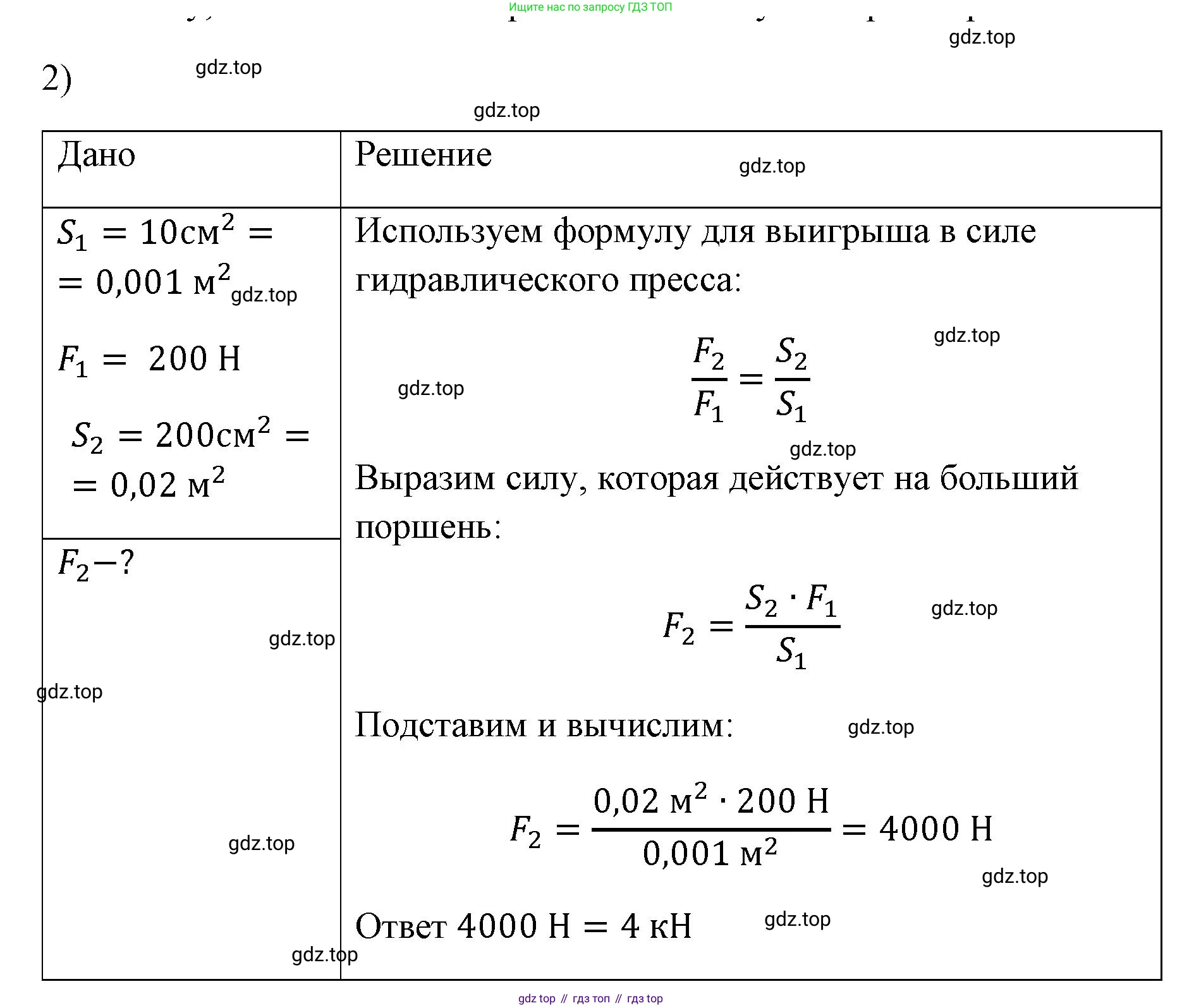 ГДЗ Физика, 7 класс Учебник, авторы: Пёрышкин И М, Иванов Александр Иванович, издательство Просвещение, Москва, 2023, белого цвета, страница 154, номер 2, Решение