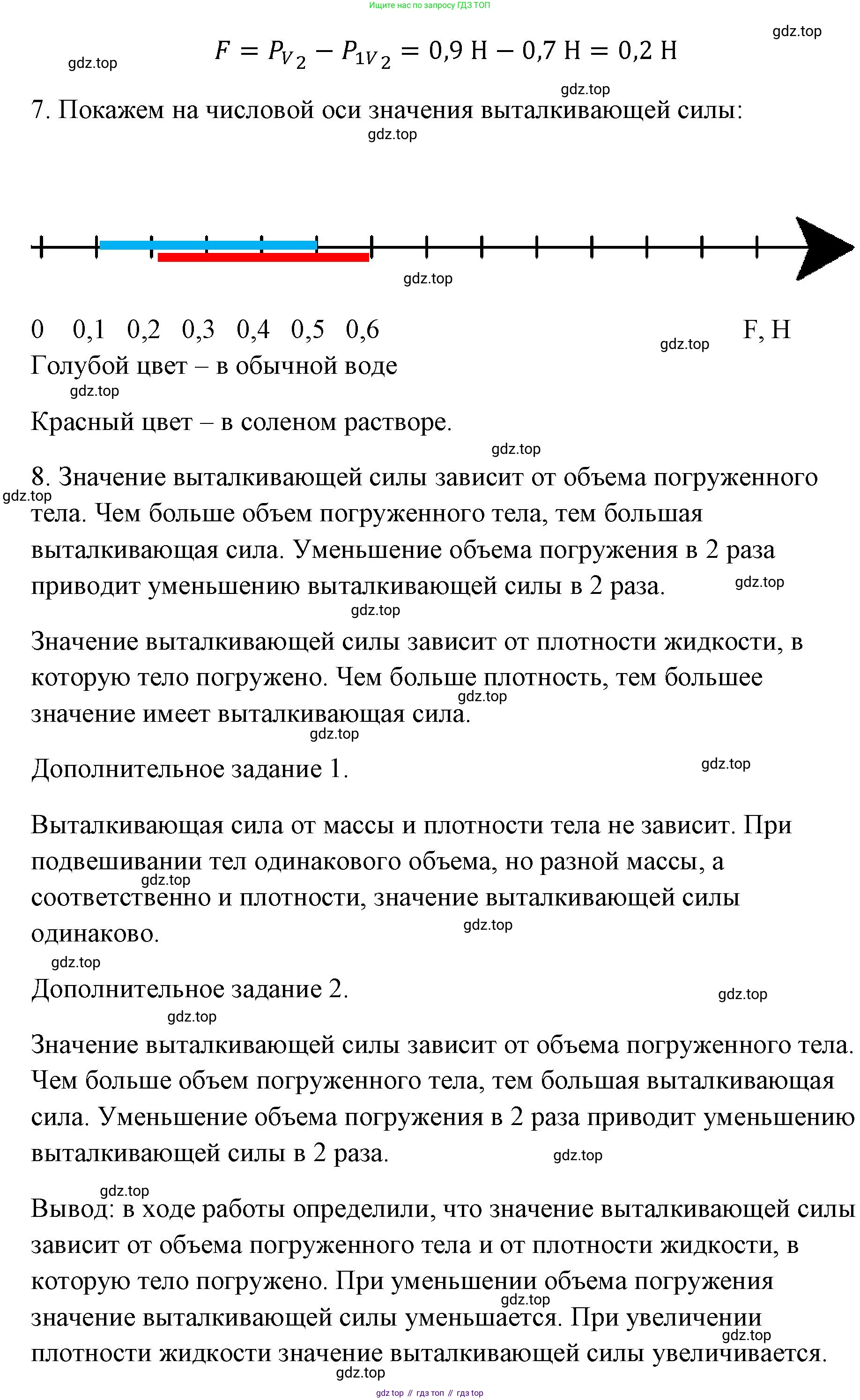 ГДЗ Физика, 7 класс Учебник, авторы: Пёрышкин И М, Иванов Александр Иванович, издательство Просвещение, Москва, 2023, белого цвета, страница 217, Решение (продолжение 3)