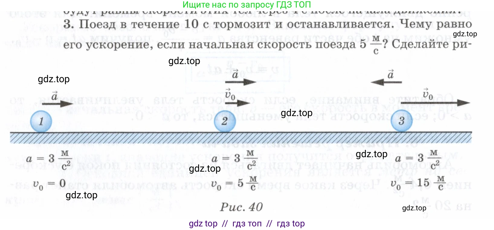Физика, 7 класс Учебник, авторы: Пурышева Наталия Сергеевна, Важеевская Наталия Евгеньевна, издательство Просвещение, Москва, 2013, белого цвета, страница 48, номер 3, Условие