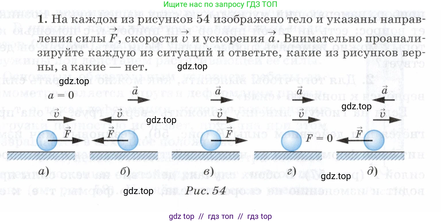 Физика, 7 класс Учебник, авторы: Пурышева Наталия Сергеевна, Важеевская Наталия Евгеньевна, издательство Просвещение, Москва, 2013, белого цвета, страница 67, номер 1, Условие