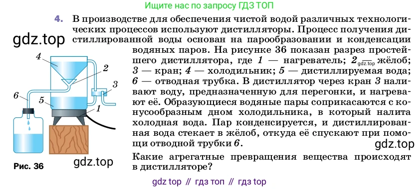 ГДЗ Физика, 8 класс Учебник, автор: Пёрышкин И М, издательство Просвещение, Москва, 2023, белого цвета, страница 71, номер 4, Условие