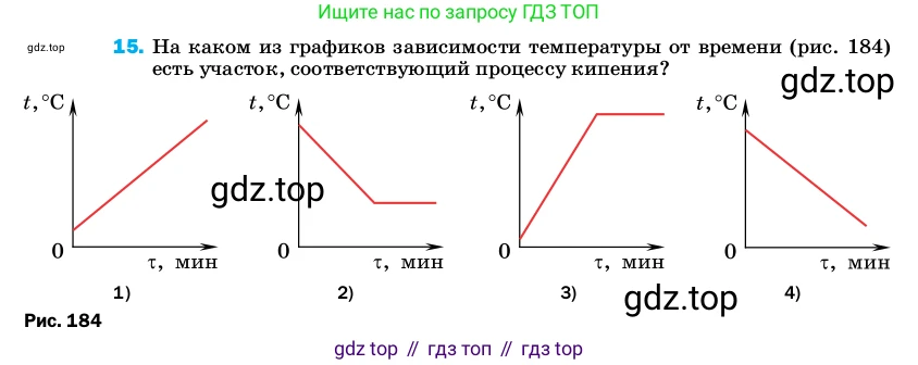 ГДЗ Физика, 8 класс Учебник, автор: Пёрышкин И М, издательство Просвещение, Москва, 2023, белого цвета, страница 242, номер 15, Условие