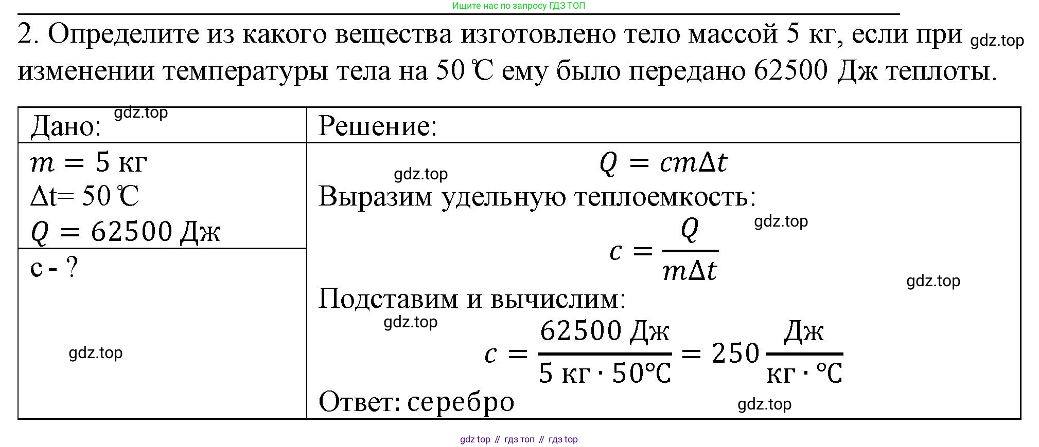 ГДЗ Физика, 8 класс Учебник, автор: Пёрышкин И М, издательство Просвещение, Москва, 2023, белого цвета, страница 48, номер 1, Решение 1 (продолжение 2)