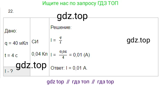 ГДЗ Физика, 8 класс Учебник, автор: Пёрышкин И М, издательство Просвещение, Москва, 2023, белого цвета, страница 243, номер 22, Решение 3