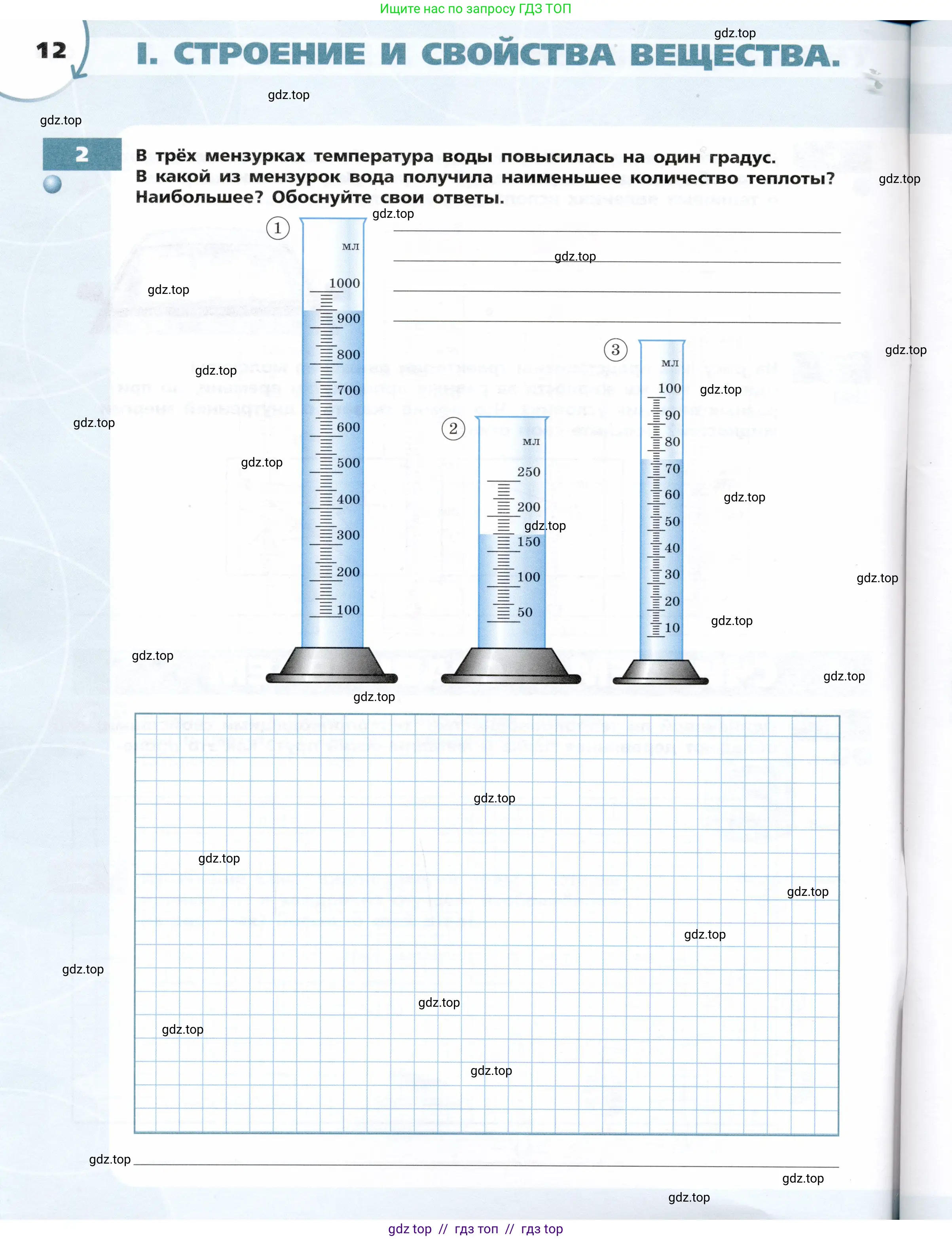 Физика, 8 класс Тетрадь-тренажёр, авторы: Артеменков Денис Александрович, Белага Виктория Владимировна, Воронцова Наталия Игоревна, Жумаев Владислав Викторович, Ломаченков Иван Алексеевич, Панебратцев Юрий Анатольевич, издательство Просвещение, Москва, 2024, бирюзового цвета, страница 12
