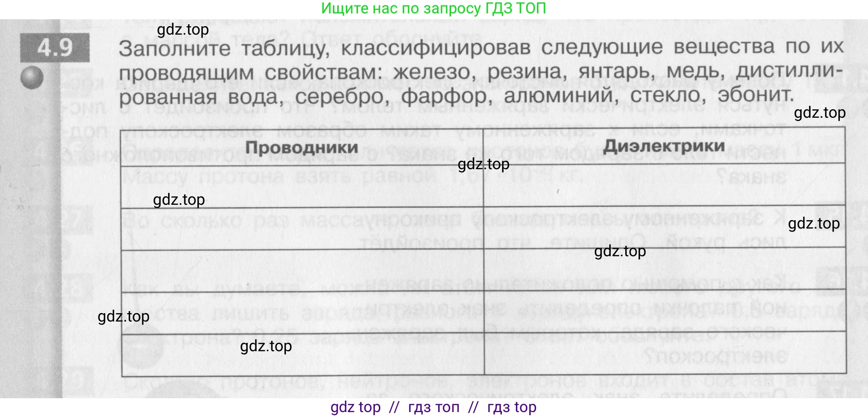Физика, 8 класс Задачник, авторы: Артеменков Денис Александрович, Ломаченков Иван Алексеевич, Панебратцев Юрий Анатольевич, издательство Просвещение, Москва, 2010, страница 21, номер 4.9, Условие