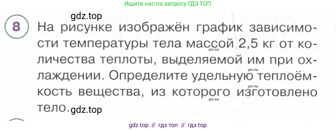 Физика, 8 класс Учебник, авторы: Белага Виктория Владимировна, Воронцова Наталия Игоревна, Ломаченков Иван Алексеевич, Панебратцев Юрий Анатольевич, издательство Просвещение, Москва, 2024, бирюзового цвета, Часть 1, страница 66, номер 8, Условие