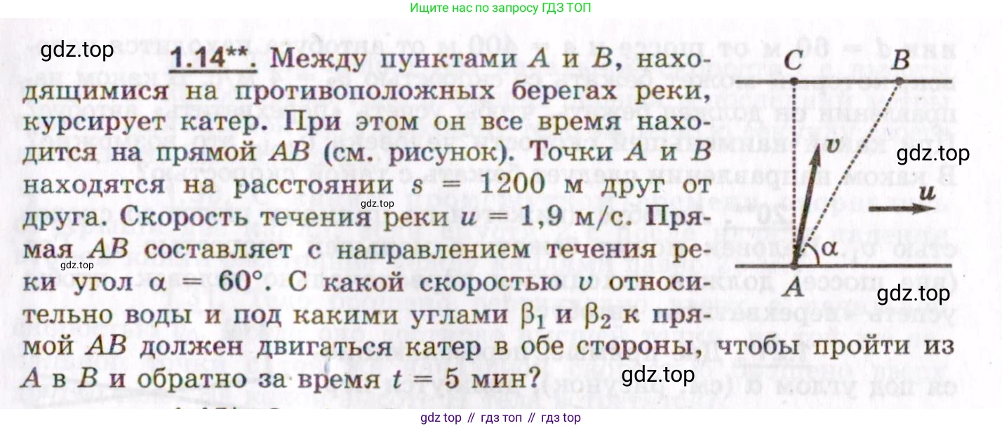 ГДЗ Физика, 8-11 класс Учебник, задачник, авторы: Гельфгат Илья Маркович, Генденштейн Лев Элевич, Кирик Леонид Анатольевич, издательство Илекса, Москва, 2005, страница 7, номер 1.14, Условие