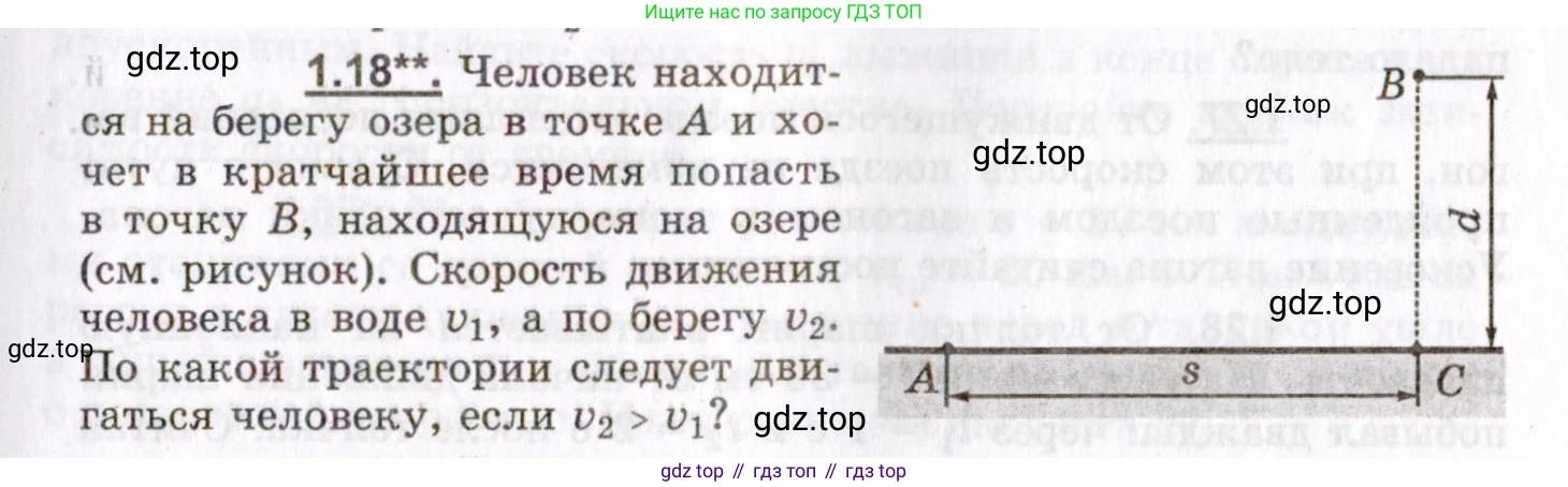 ГДЗ Физика, 8-11 класс Учебник, задачник, авторы: Гельфгат Илья Маркович, Генденштейн Лев Элевич, Кирик Леонид Анатольевич, издательство Илекса, Москва, 2005, страница 7, номер 1.18, Условие
