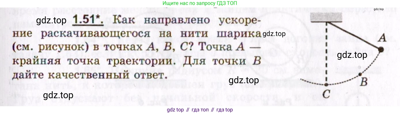 ГДЗ Физика, 8-11 класс Учебник, задачник, авторы: Гельфгат Илья Маркович, Генденштейн Лев Элевич, Кирик Леонид Анатольевич, издательство Илекса, Москва, 2005, страница 11, номер 1.51, Условие