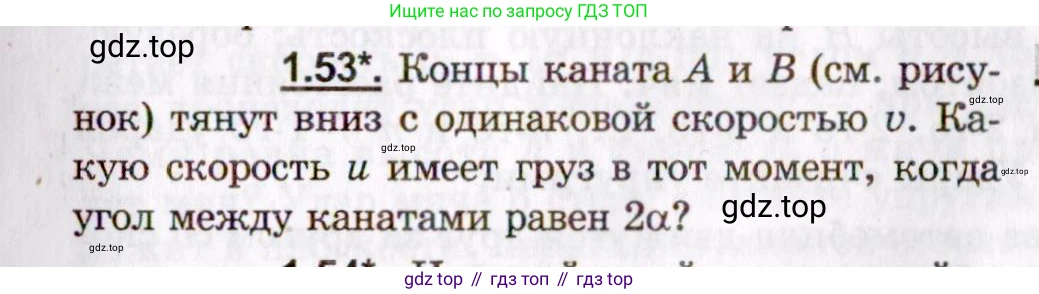 ГДЗ Физика, 8-11 класс Учебник, задачник, авторы: Гельфгат Илья Маркович, Генденштейн Лев Элевич, Кирик Леонид Анатольевич, издательство Илекса, Москва, 2005, страница 11, номер 1.53, Условие