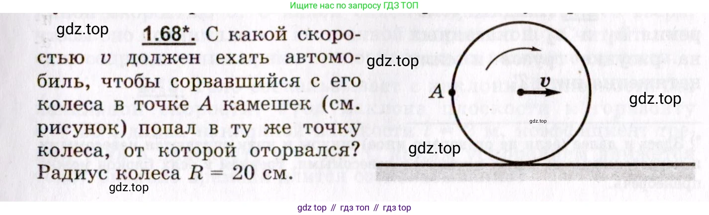 ГДЗ Физика, 8-11 класс Учебник, задачник, авторы: Гельфгат Илья Маркович, Генденштейн Лев Элевич, Кирик Леонид Анатольевич, издательство Илекса, Москва, 2005, страница 13, номер 1.68, Условие