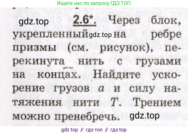 ГДЗ Физика, 8-11 класс Учебник, задачник, авторы: Гельфгат Илья Маркович, Генденштейн Лев Элевич, Кирик Леонид Анатольевич, издательство Илекса, Москва, 2005, страница 14, номер 2.6, Условие