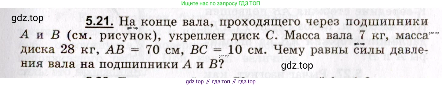 ГДЗ Физика, 8-11 класс Учебник, задачник, авторы: Гельфгат Илья Маркович, Генденштейн Лев Элевич, Кирик Леонид Анатольевич, издательство Илекса, Москва, 2005, страница 29, номер 5.21, Условие