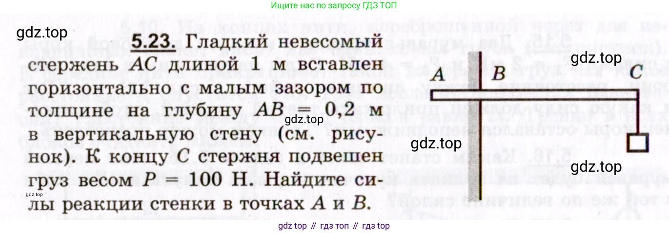 ГДЗ Физика, 8-11 класс Учебник, задачник, авторы: Гельфгат Илья Маркович, Генденштейн Лев Элевич, Кирик Леонид Анатольевич, издательство Илекса, Москва, 2005, страница 30, номер 5.23, Условие