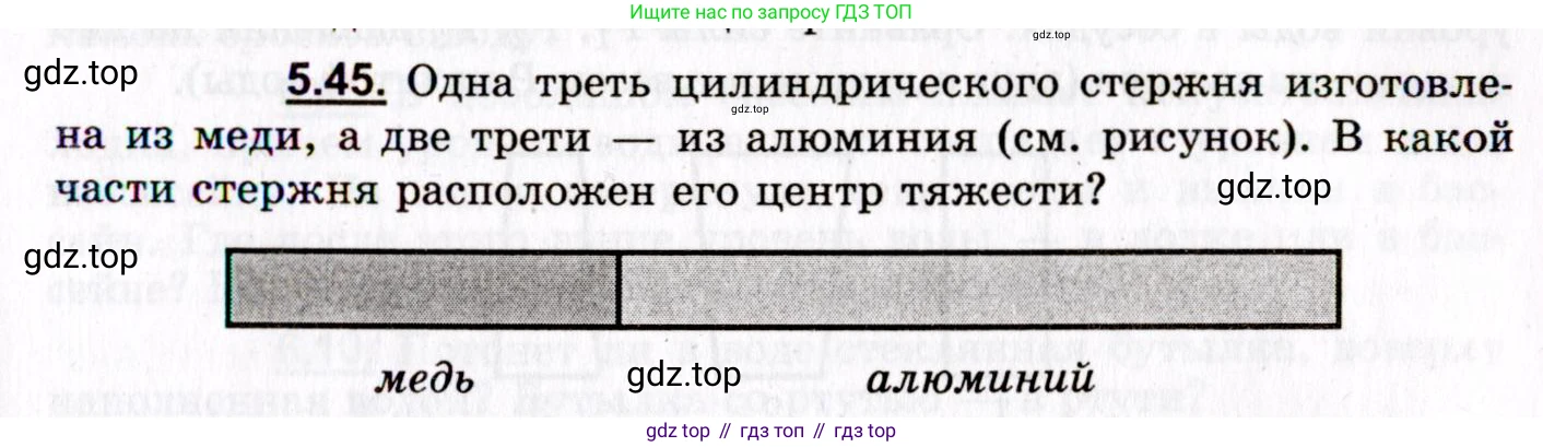 ГДЗ Физика, 8-11 класс Учебник, задачник, авторы: Гельфгат Илья Маркович, Генденштейн Лев Элевич, Кирик Леонид Анатольевич, издательство Илекса, Москва, 2005, страница 33, номер 5.45, Условие
