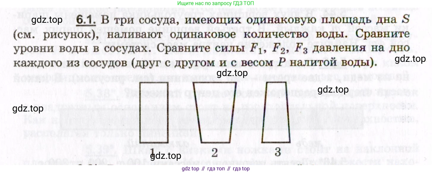 ГДЗ Физика, 8-11 класс Учебник, задачник, авторы: Гельфгат Илья Маркович, Генденштейн Лев Элевич, Кирик Леонид Анатольевич, издательство Илекса, Москва, 2005, страница 34, номер 6.1, Условие