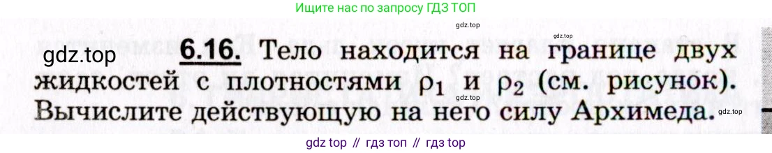 ГДЗ Физика, 8-11 класс Учебник, задачник, авторы: Гельфгат Илья Маркович, Генденштейн Лев Элевич, Кирик Леонид Анатольевич, издательство Илекса, Москва, 2005, страница 36, номер 6.16, Условие