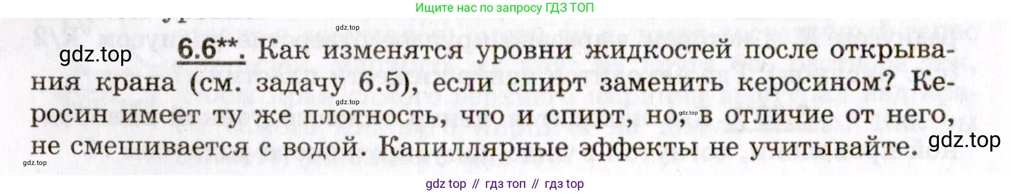 ГДЗ Физика, 8-11 класс Учебник, задачник, авторы: Гельфгат Илья Маркович, Генденштейн Лев Элевич, Кирик Леонид Анатольевич, издательство Илекса, Москва, 2005, страница 34, номер 6.6, Условие
