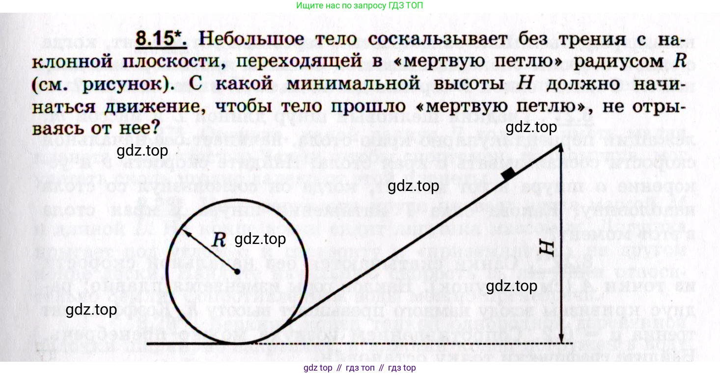 ГДЗ Физика, 8-11 класс Учебник, задачник, авторы: Гельфгат Илья Маркович, Генденштейн Лев Элевич, Кирик Леонид Анатольевич, издательство Илекса, Москва, 2005, страница 45, номер 8.15, Условие