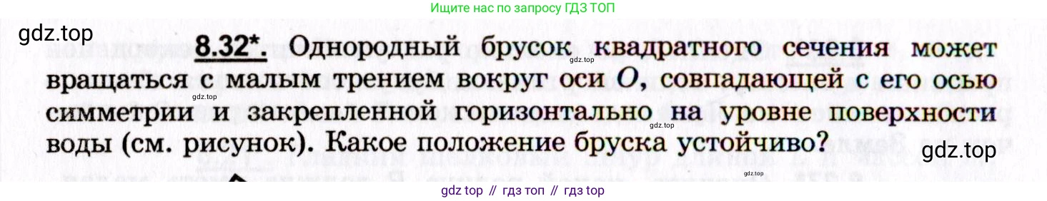 ГДЗ Физика, 8-11 класс Учебник, задачник, авторы: Гельфгат Илья Маркович, Генденштейн Лев Элевич, Кирик Леонид Анатольевич, издательство Илекса, Москва, 2005, страница 48, номер 8.32, Условие