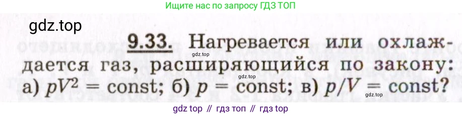 ГДЗ Физика, 8-11 класс Учебник, задачник, авторы: Гельфгат Илья Маркович, Генденштейн Лев Элевич, Кирик Леонид Анатольевич, издательство Илекса, Москва, 2005, страница 54, номер 9.33, Условие