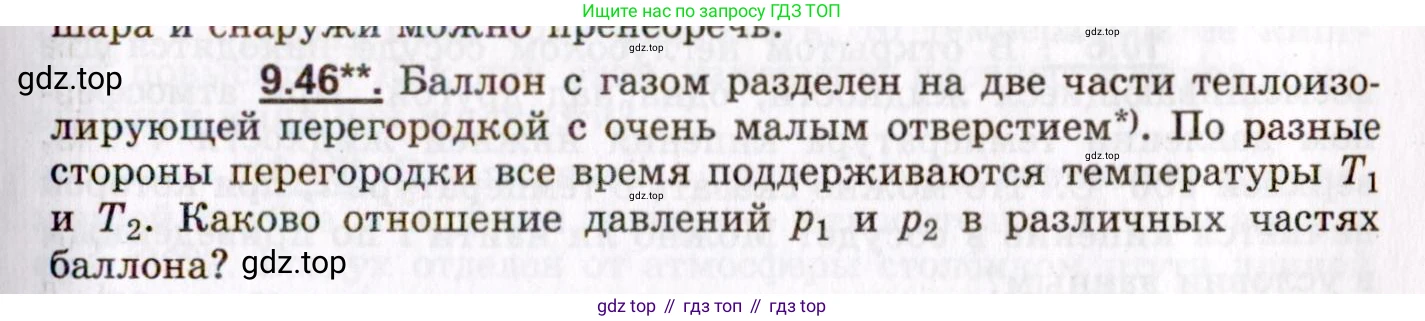 ГДЗ Физика, 8-11 класс Учебник, задачник, авторы: Гельфгат Илья Маркович, Генденштейн Лев Элевич, Кирик Леонид Анатольевич, издательство Илекса, Москва, 2005, страница 55, номер 9.46, Условие
