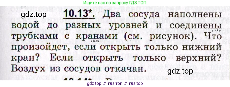 ГДЗ Физика, 8-11 класс Учебник, задачник, авторы: Гельфгат Илья Маркович, Генденштейн Лев Элевич, Кирик Леонид Анатольевич, издательство Илекса, Москва, 2005, страница 57, номер 10.13, Условие