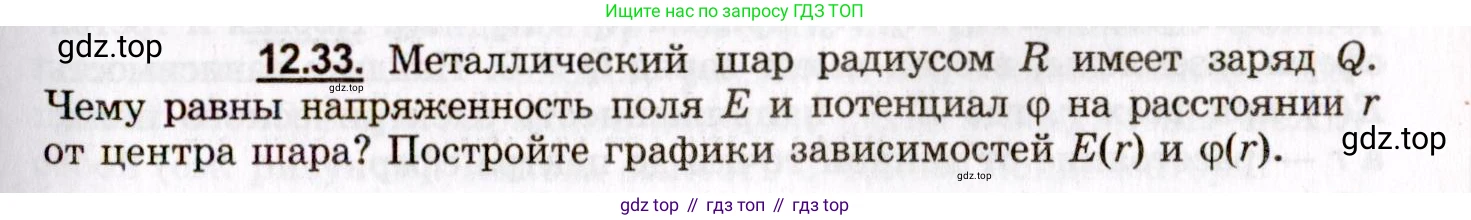 ГДЗ Физика, 8-11 класс Учебник, задачник, авторы: Гельфгат Илья Маркович, Генденштейн Лев Элевич, Кирик Леонид Анатольевич, издательство Илекса, Москва, 2005, страница 71, номер 12.33, Условие