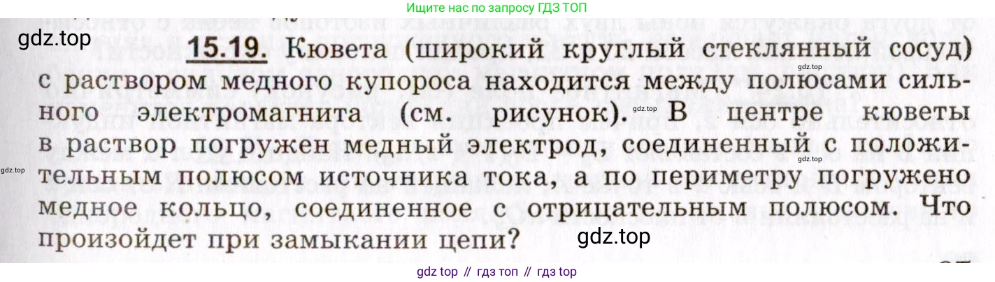 ГДЗ Физика, 8-11 класс Учебник, задачник, авторы: Гельфгат Илья Маркович, Генденштейн Лев Элевич, Кирик Леонид Анатольевич, издательство Илекса, Москва, 2005, страница 97, номер 15.19, Условие