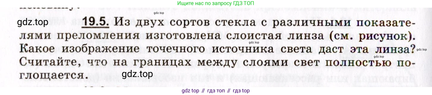 ГДЗ Физика, 8-11 класс Учебник, задачник, авторы: Гельфгат Илья Маркович, Генденштейн Лев Элевич, Кирик Леонид Анатольевич, издательство Илекса, Москва, 2005, страница 116, номер 19.5, Условие