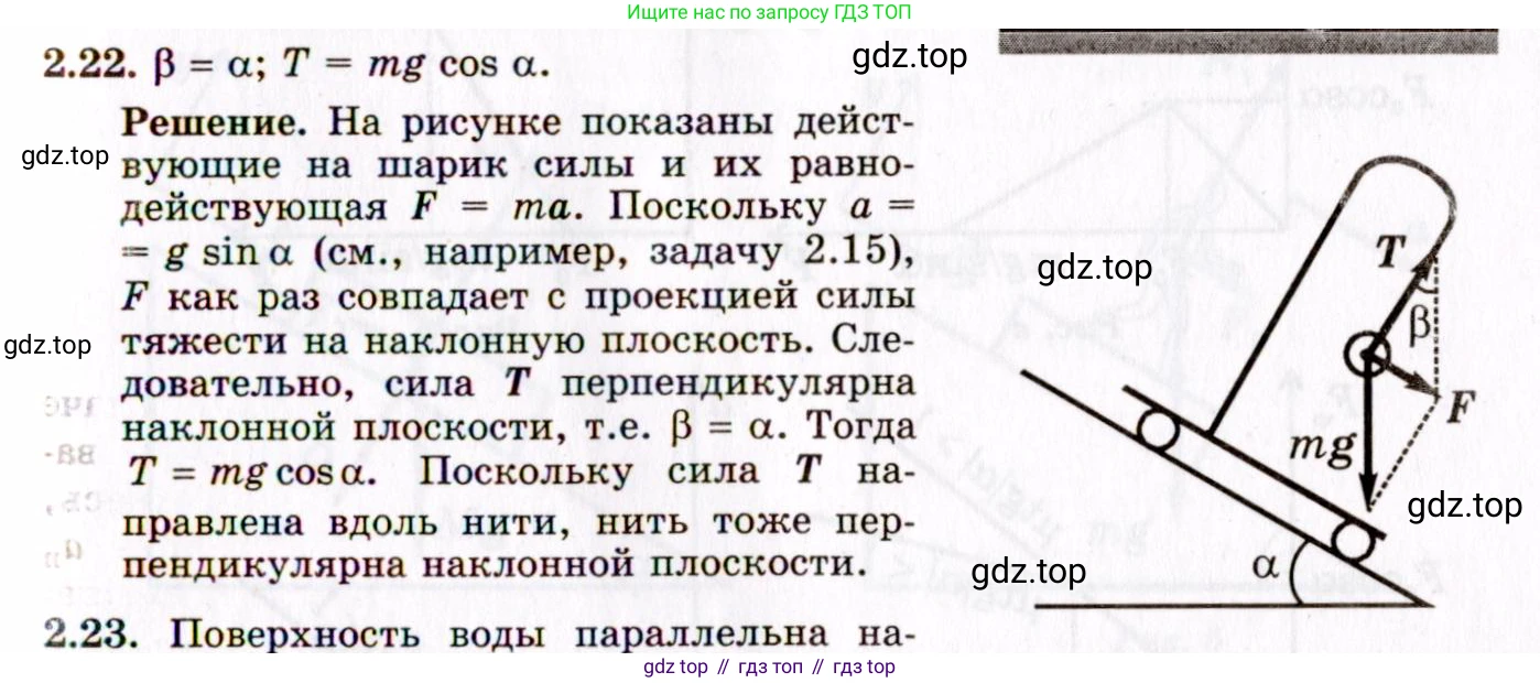 ГДЗ Физика, 8-11 класс Учебник, задачник, авторы: Гельфгат Илья Маркович, Генденштейн Лев Элевич, Кирик Леонид Анатольевич, издательство Илекса, Москва, 2005, страница 16, номер 2.22, Решение