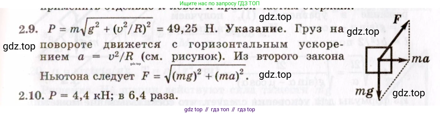 ГДЗ Физика, 8-11 класс Учебник, задачник, авторы: Гельфгат Илья Маркович, Генденштейн Лев Элевич, Кирик Леонид Анатольевич, издательство Илекса, Москва, 2005, страница 15, номер 2.9, Решение