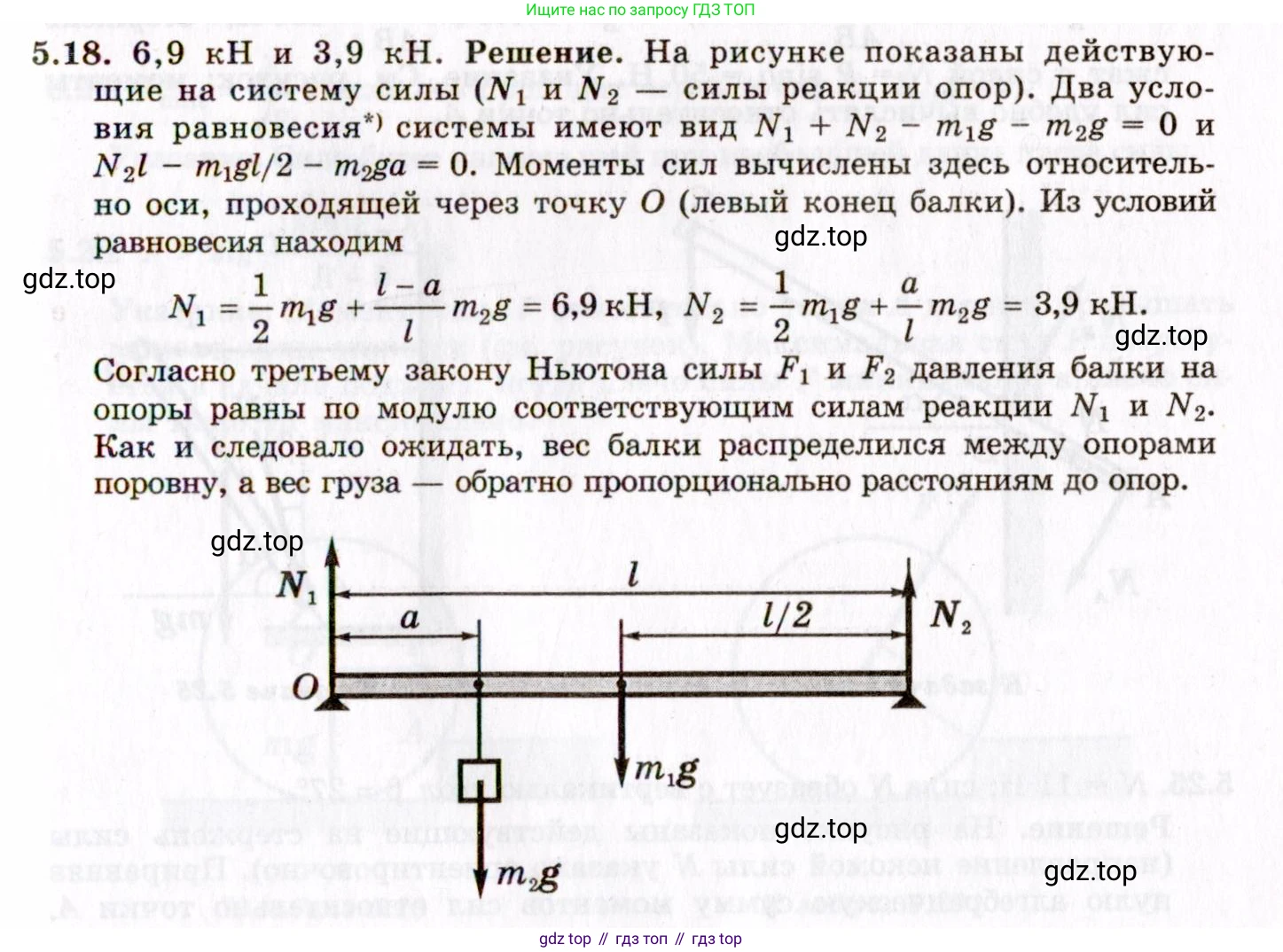 ГДЗ Физика, 8-11 класс Учебник, задачник, авторы: Гельфгат Илья Маркович, Генденштейн Лев Элевич, Кирик Леонид Анатольевич, издательство Илекса, Москва, 2005, страница 29, номер 5.18, Решение
