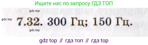 ГДЗ Физика, 8-11 класс Учебник, задачник, авторы: Гельфгат Илья Маркович, Генденштейн Лев Элевич, Кирик Леонид Анатольевич, издательство Илекса, Москва, 2005, страница 41, номер 7.32, Решение