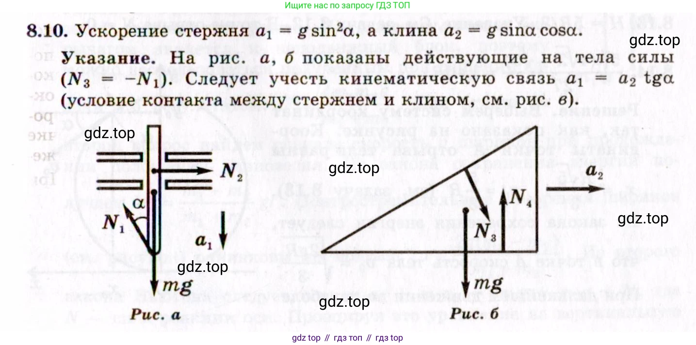 ГДЗ Физика, 8-11 класс Учебник, задачник, авторы: Гельфгат Илья Маркович, Генденштейн Лев Элевич, Кирик Леонид Анатольевич, издательство Илекса, Москва, 2005, страница 44, номер 8.10, Решение
